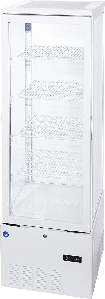 Amazon | 業務用(ジェーシーエム)JCM 4面ガラス冷蔵ショーケース